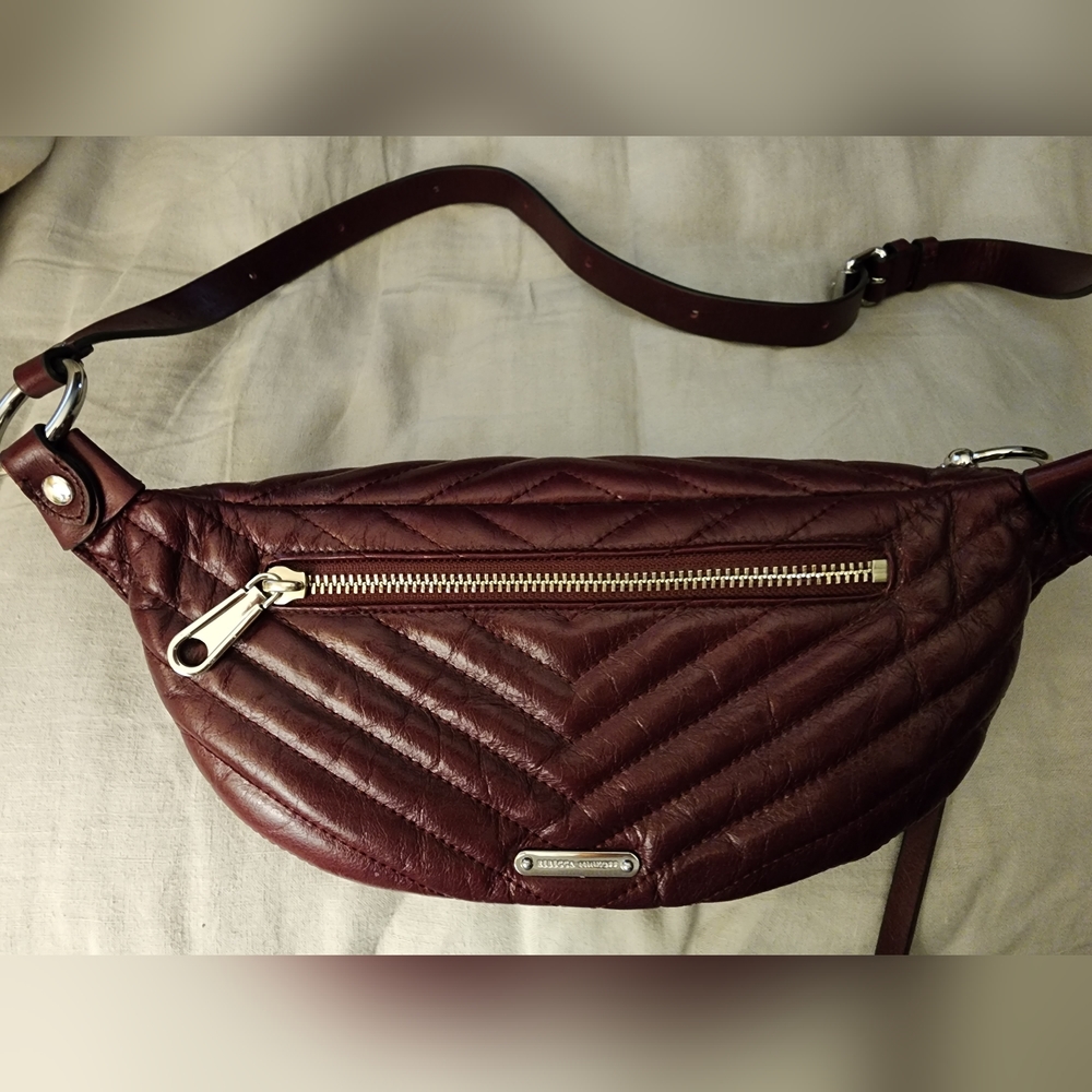 NWOT Rebecca Minkoff Edie Large Leather Sling Bag - Picture 2 of 6